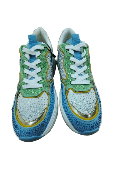 SNEAKER BRILLOS AZUL - Imagen 3