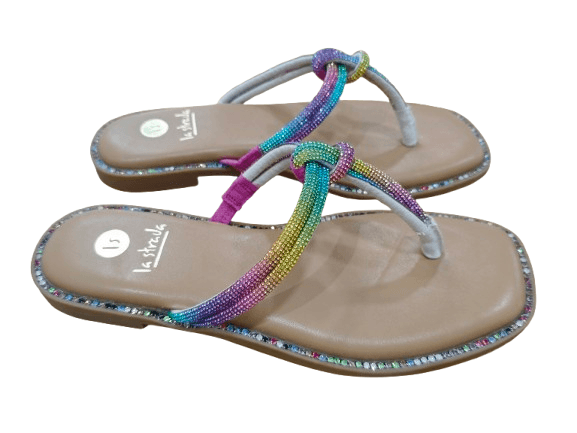 SANDALIA BRILLO MULTICOLOR - Imagen 2