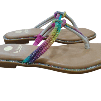 SANDALIA BRILLO MULTICOLOR