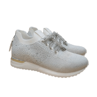 SNEAKER BLANCA BRILLO