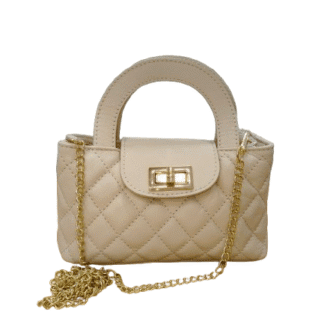 BOLSO PIEL BEIGE