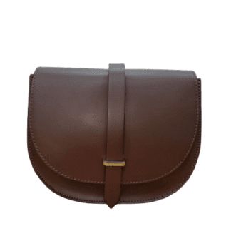 BOLSO PIEL TOLFA MARRON