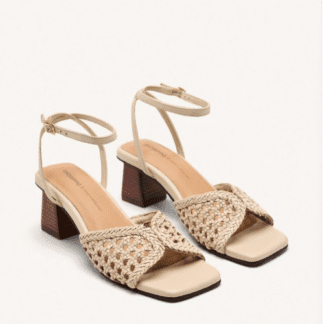 BURNSIDE SANDALIA PIEL TRENZADA BLANCO ROTO Calzados Quesada (SKU 10299)