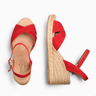 CALPE CUÑA YUTE ROJO Calzados Quesada (SKU 10147)