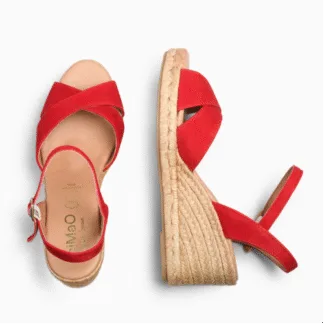 CALPE CUÑA YUTE ROJO Calzados Quesada (SKU 10147)