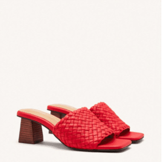 COLRAIN MULE TRENZADA ROJO Calzados Quesada (SKU 10305)