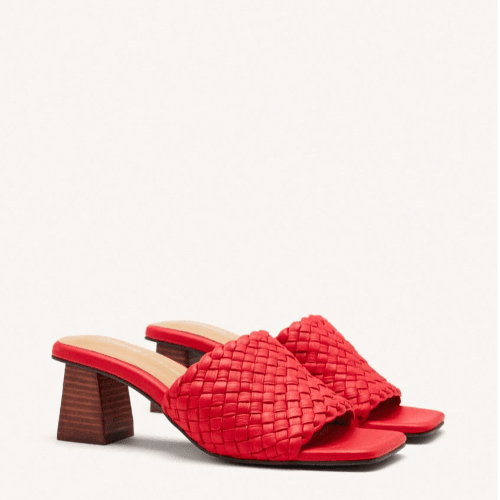 COLRAIN MULE TRENZADA ROJO Calzados Quesada (SKU 10305)