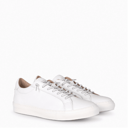 DEPORTIVO ELEGANTE PIEL BLANCO (PELAYO) Calzados Quesada (SKU 10117)