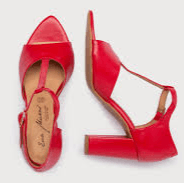 SANDALIA ROJA TIRA CENTRAL Calzados Quesada (SKU 10079)